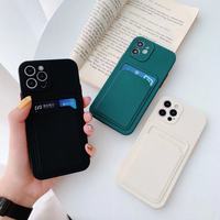 LVOEST etui na telefon iphone 11 12 13 pro max XR x xs max 7 8 plus se 2020 12 mini 12 pro miękki silikonowy portfel wizytownik 4